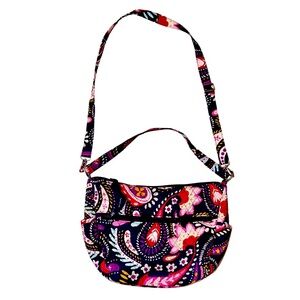 VERA BRADLEY PAINTED PAISLEY GO AHEAD crossbody satchel purse